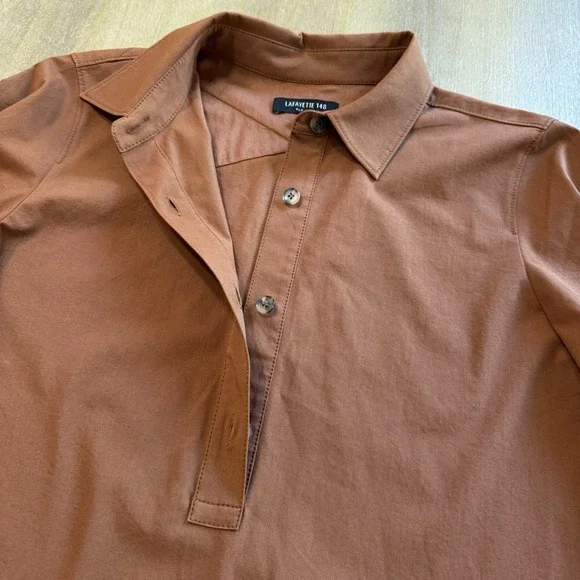 Lafayette 148 Shirt Dress Medium - Picture 14 of 16